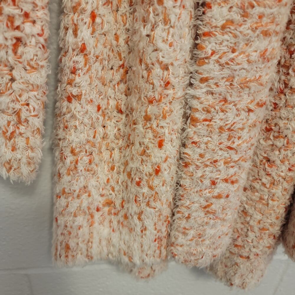 Lou & Grey Pumpkin Spice Cardigan Sweater Cozycore Open Front Size S R365 - Picture 7 of 12